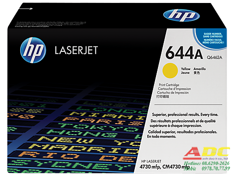 Mực in HP 644A Yellow LaserJet Toner Cartridge (Q6462A)